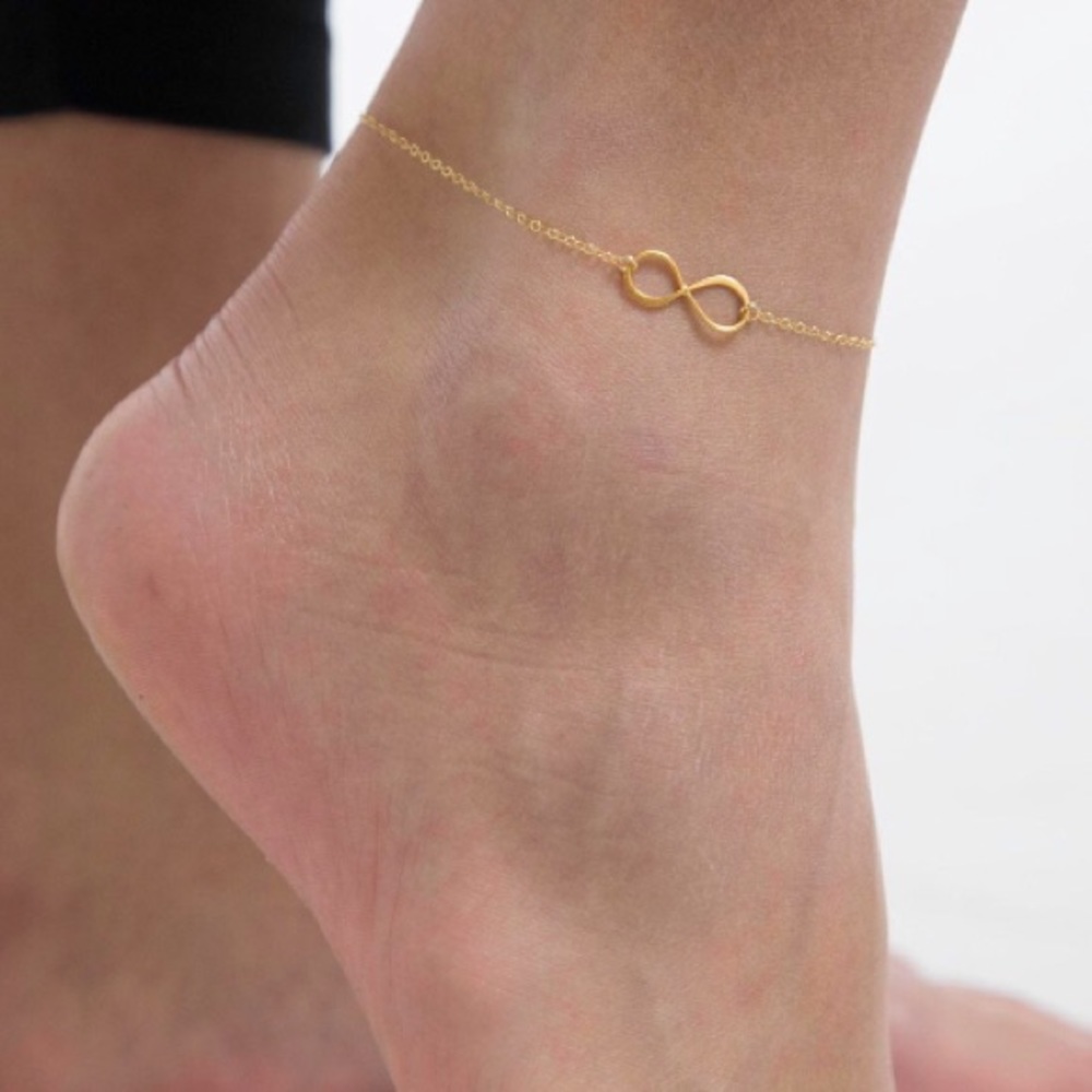 🎉 New Infinity Ankle Bracelet Gold Plated Anklet